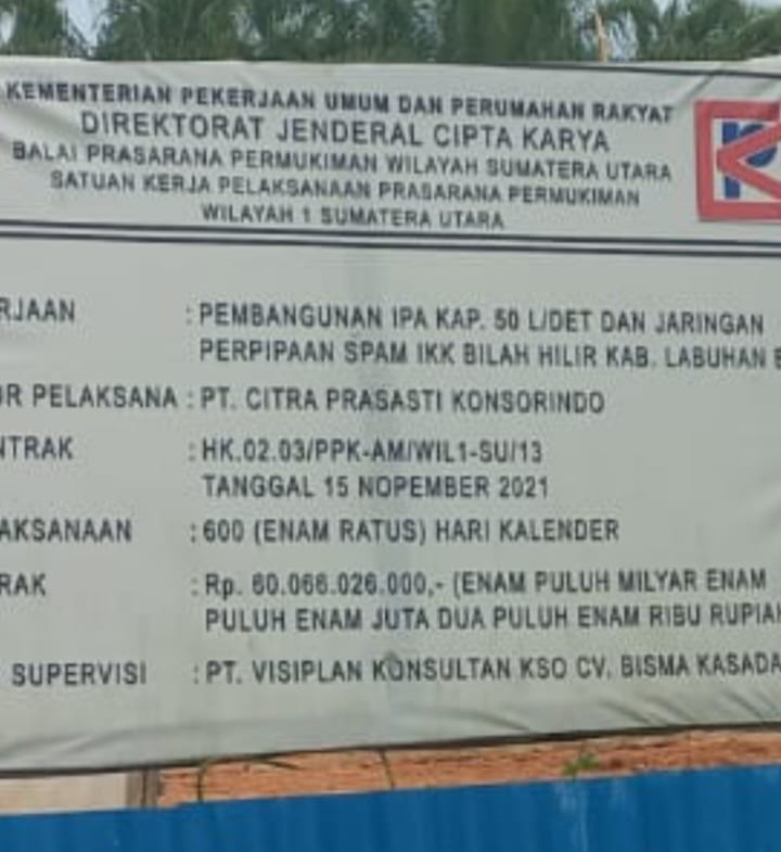 Dugaan Mark Up Proyek BPPW Sumut