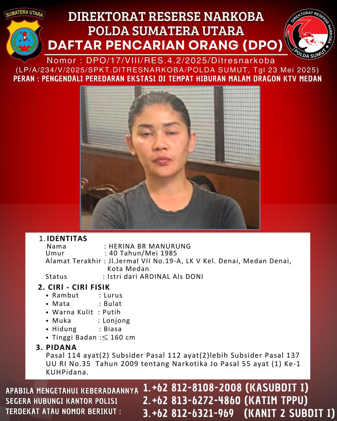 Pemilik Dragon KTV jadi DPO