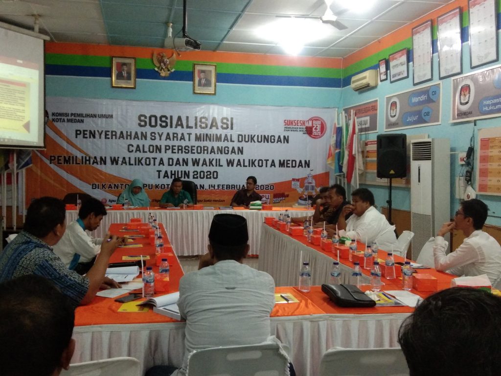 KPU Medan Tetapkan Syarat Minimal Paslon Jalur Independen 104.954 Dukungan