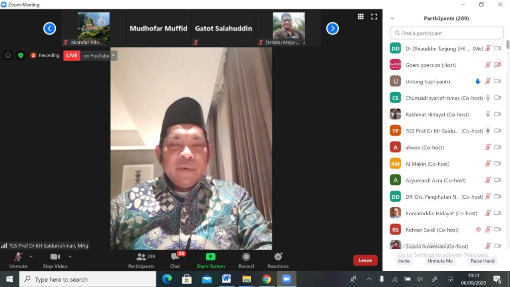 Prof Saidurrahman :  Khilafah ala Indonesia, Ya NKRI