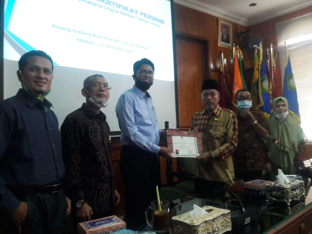 36 Dosen UINSU Terima Sertifikasi Pendidik