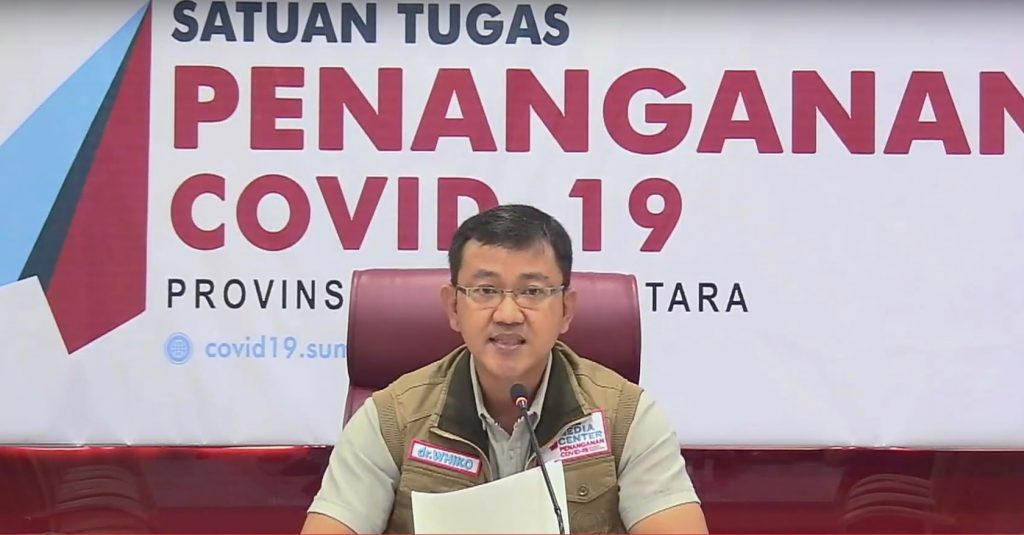Angka Kesembuhan Pasien Covid-19 di Sumut Capai 82,45%