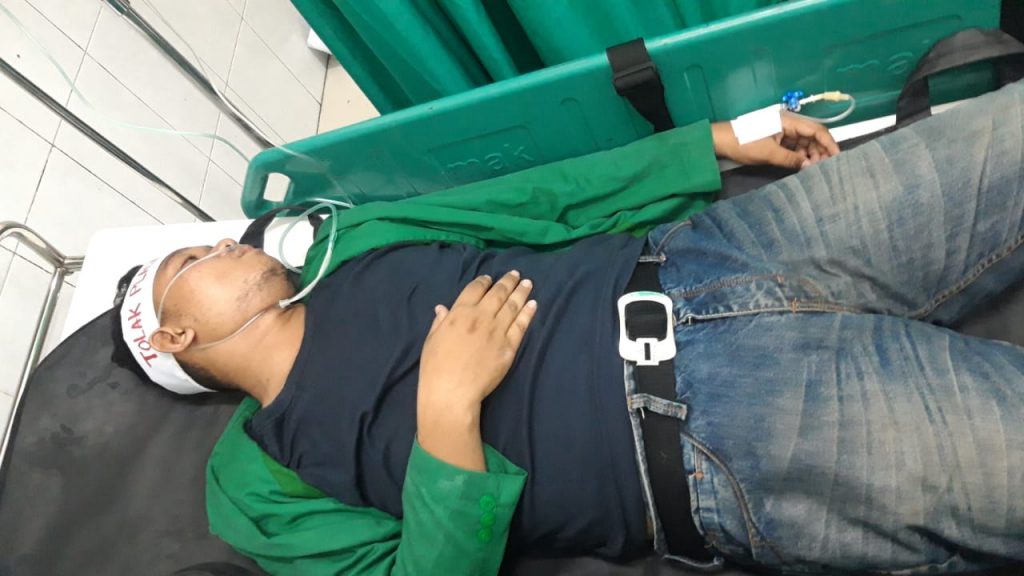 Aksi Mogok Makan Korban, Mahasiswa UINSU Dilarikan ke RS