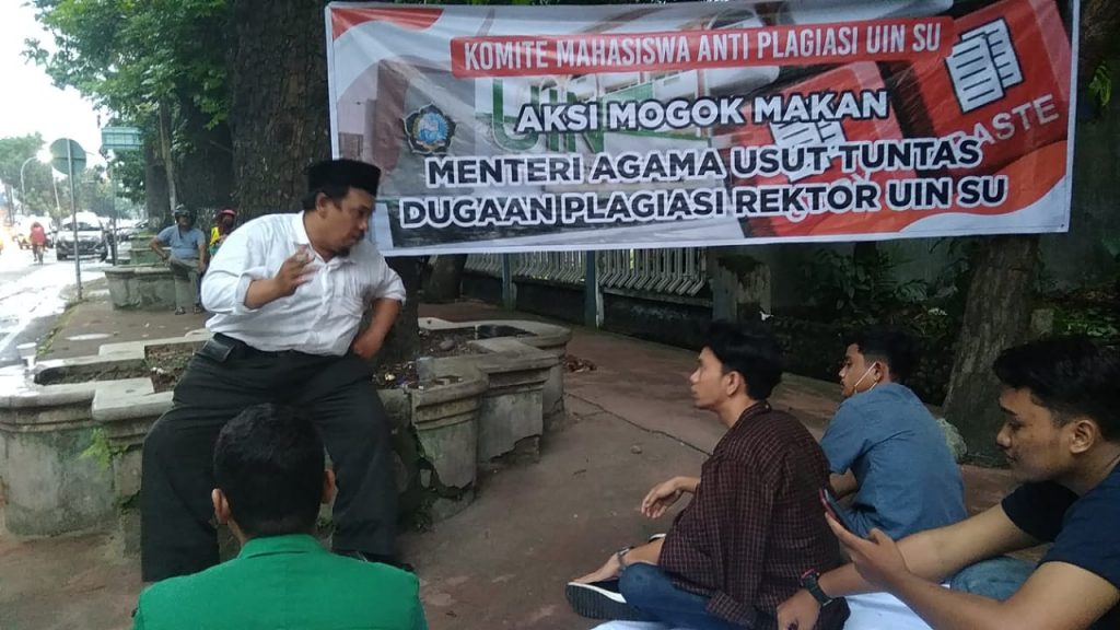 Mahasiswa Mogok Makan Diintimidasi,Tolak Bertemu Rektor UINSU