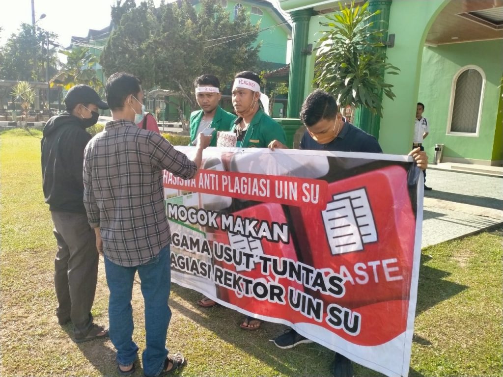 Akhiri Mogok Makan, Komanpu Berencana ke Jakarta Adukan Plagiasi Rektor UINSU