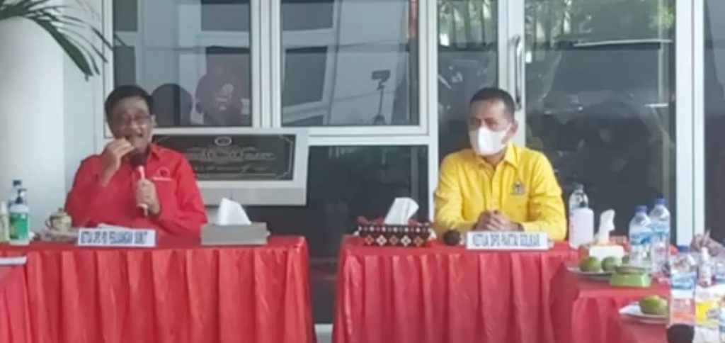 PDI-P dan Golkar Sumut Bertemu, Sepakat Bersinergi Tangani Pandemi dan Bangun Sumut Kedepan