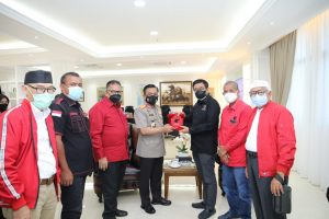 Djarot Saiful Hidayat Kunjungi Kapolda Sumut, Satu Visi Tangani Covid