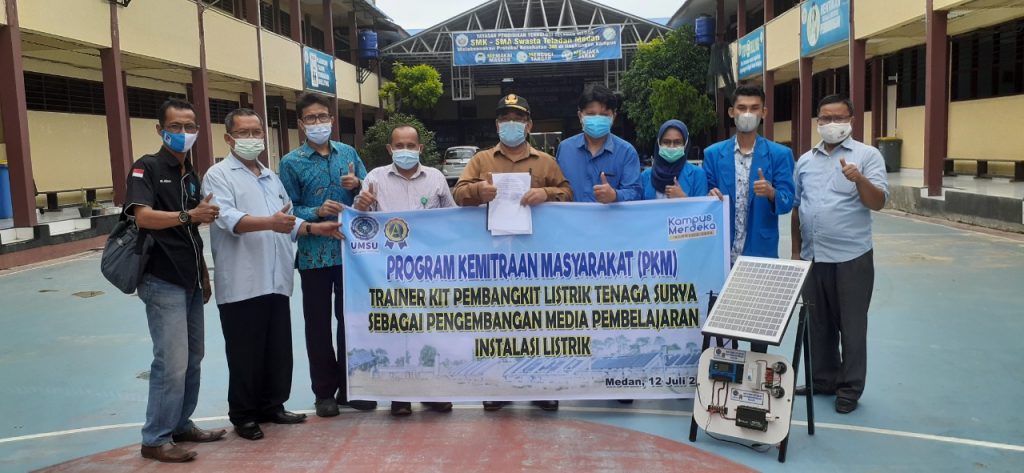 UMSU Gelar Program PKM di SMK Teladan Medan