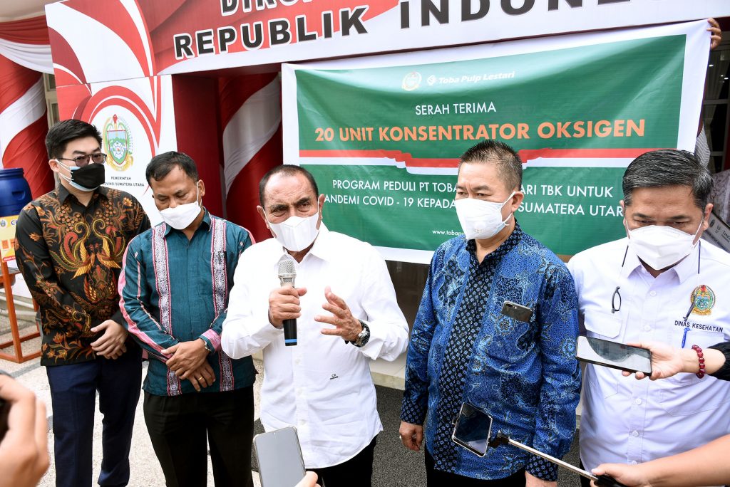 Pemprov Sumut Terima Bantuan 60 Konsentrator Oksigen
