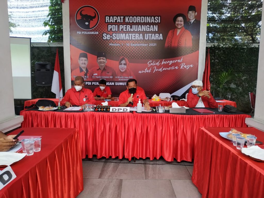 Target Hetrik 2024, PDI Perjuangan Gelar Rakor Partai Se-Sumut