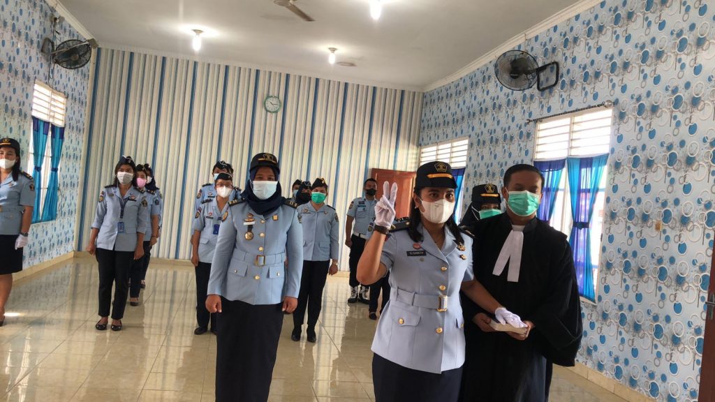 Ruth Manik Dilantik Sebagai Kepala KPR Rutan Perempuan Medan