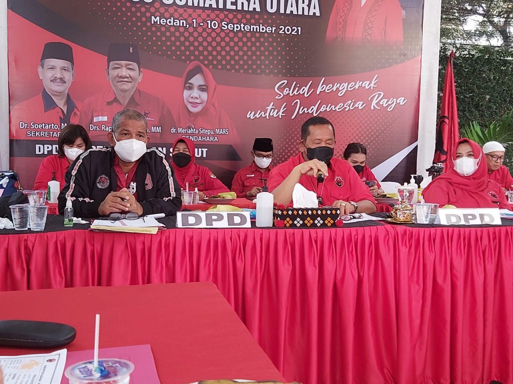 Ketua PDI-P Sumut Intruksikan Tiga Pilar Partai Monitor Prokes Pelaksanaan PTM