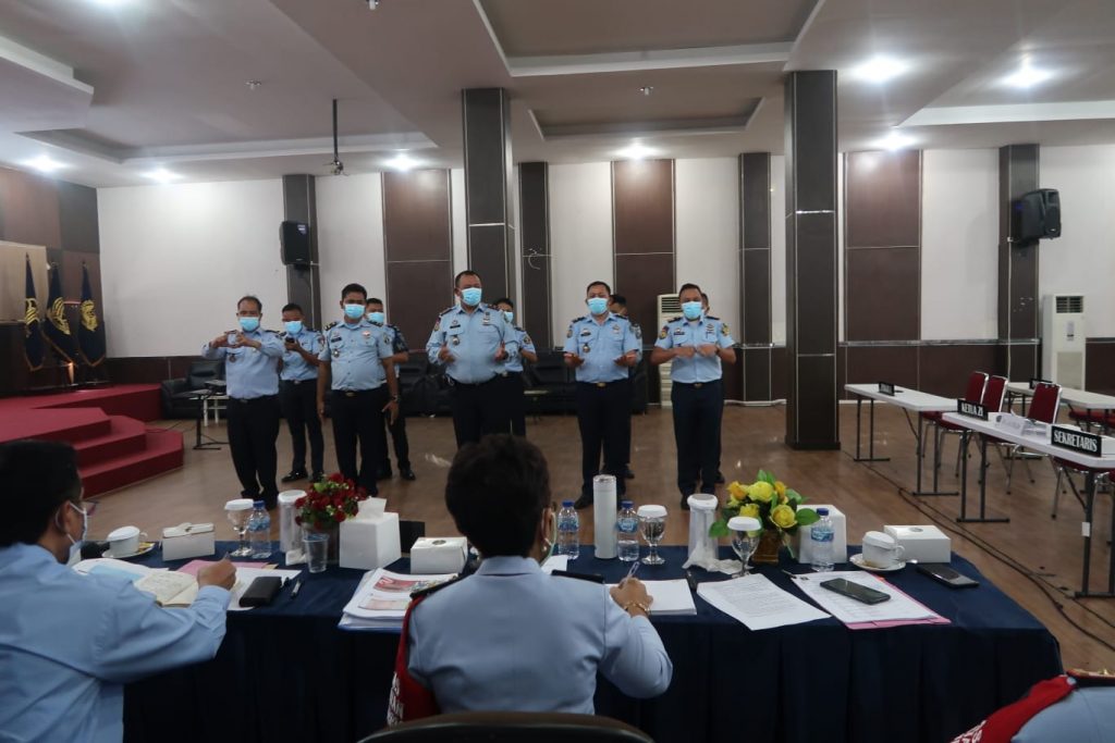 Rutan 1 Medan Ikuti Simulasi Penilaian WBK di Kanwil Kemenkumham Sumut