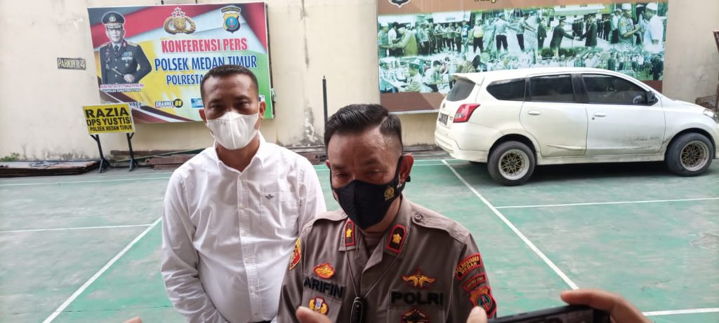 Kanit Reskrim Polsek Medan Timur Amankan Driver Ojol Pejambret Pegawai BUMN