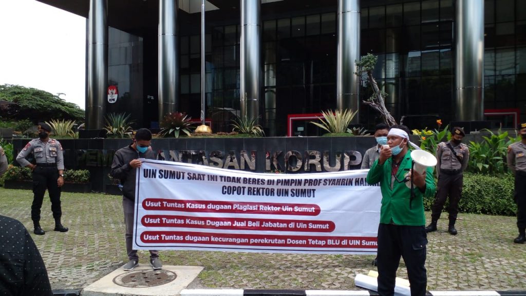 AMMP2SU Adukan Kasus Dugaan Jual Beli Jabatan dan Permainan Penerimaan Dosen BLU UIN Sumut ke KPK