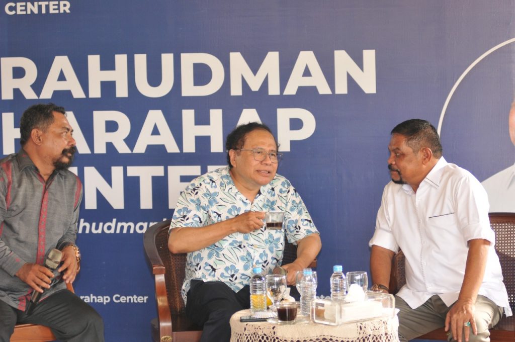 Mantan Menko Ekuin Rizal Ramli Silaturrahmi ke Kediaman Rahudman Harahap