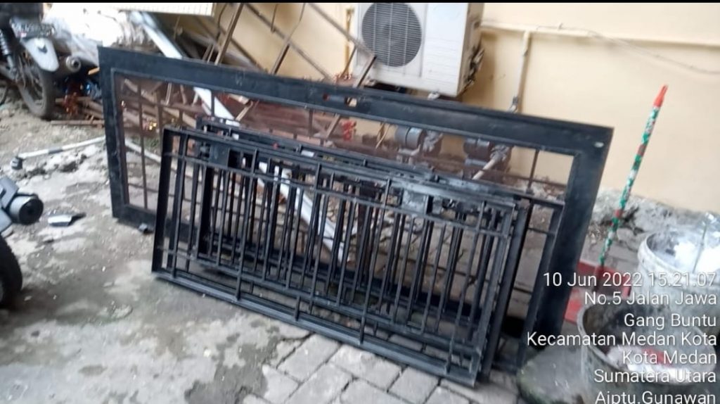 Polsek Medan Timur Tangkap Tersangka Pembobol Toko dan Pencurian Pagar Besi