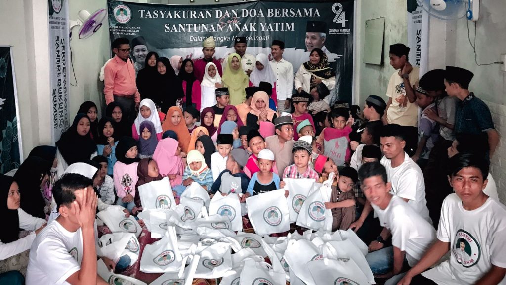Semarakan Milad Ganjar ke 54, SDG Sumut Tasyakuran dan Do’a Bersama Anak Yatim
