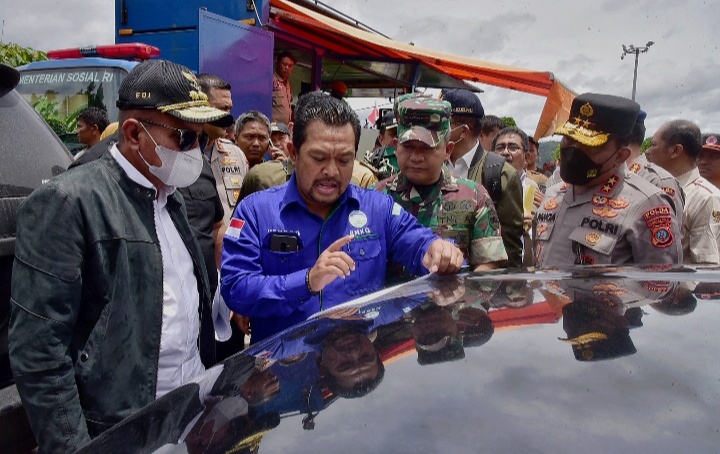 Tinjau Posko gempa