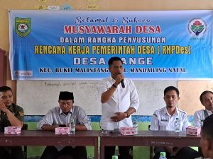 Sembilan Desa di Kecamatan Bukit Malintang Telah Laksanakan Musrembangdes