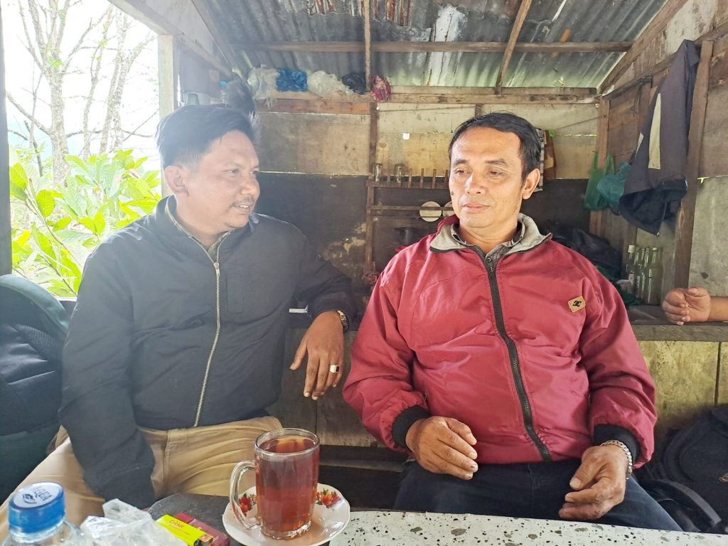 Pemdes Parlampungan Madina Prioritaskan Bangun Rabat Jalan Penghubung Desa