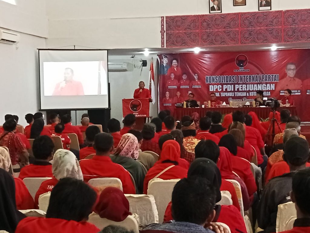 Bersama Masinton, Rapidin Pimpin Konsolidasi Partai di Sibolga dan Tapteng