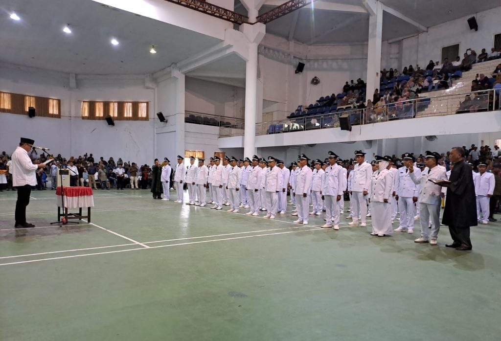 62 Kades Hasil Pemilihan Serentak Tahun 2022 Madina di Lantik