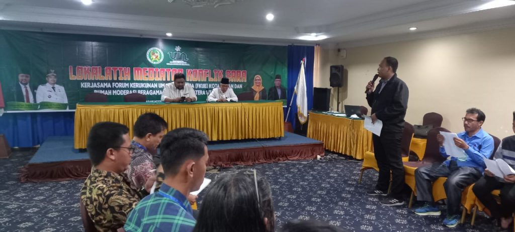 FKUB Medan – RMB UINSU Gelar Lokalatih Mediator Konflik SARA