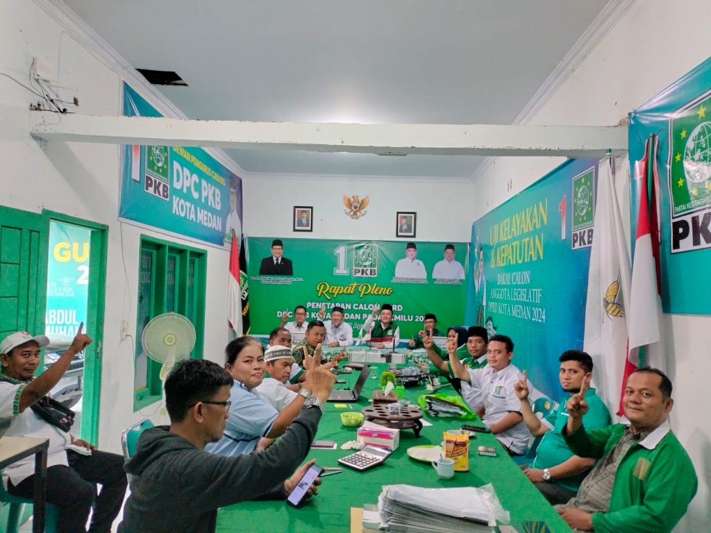 DPC PKB Kota Medan Tetapkan 50 Caleg Untuk Didaftarkan ke KPU Medan