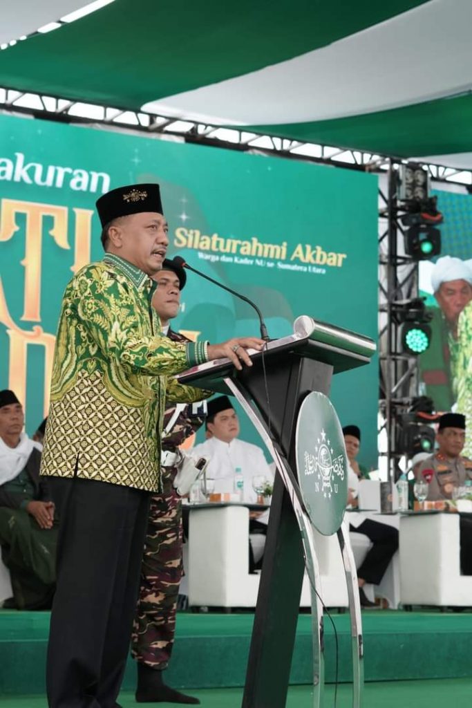 NU Sumut Terus Bergerak, Marahalim Apresiasi dan Berterimakasih atas Suksesnya Tasyakuran dan Silaturahmi Akbar NU di Musthafawiyah