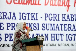 HUT ke-73 IGTKI- PGRI Tingkat Sumut, Nawal Lubis: Harta Karun Intelektual Bagi Generasi Bangsa