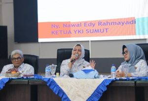 Nawal Lubis Tekankan Pentingnya Peran PKK Sosialisasi Pencegahan Dini Kanker