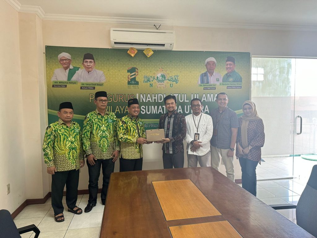 Bank Sumut Syariah Beraudiensi ke PWNU Sumut Tawarkan Kerjasama