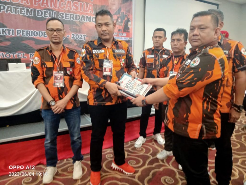 Junaidi Terpilih Secara Aklamasi Sebagai Ketua MPC PP Kabupaten Deliserdang