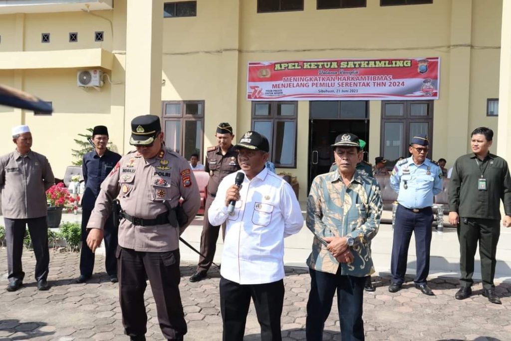 Jaga Kamtibmas, Polres Padanglawas Gelar Apel Satkamling