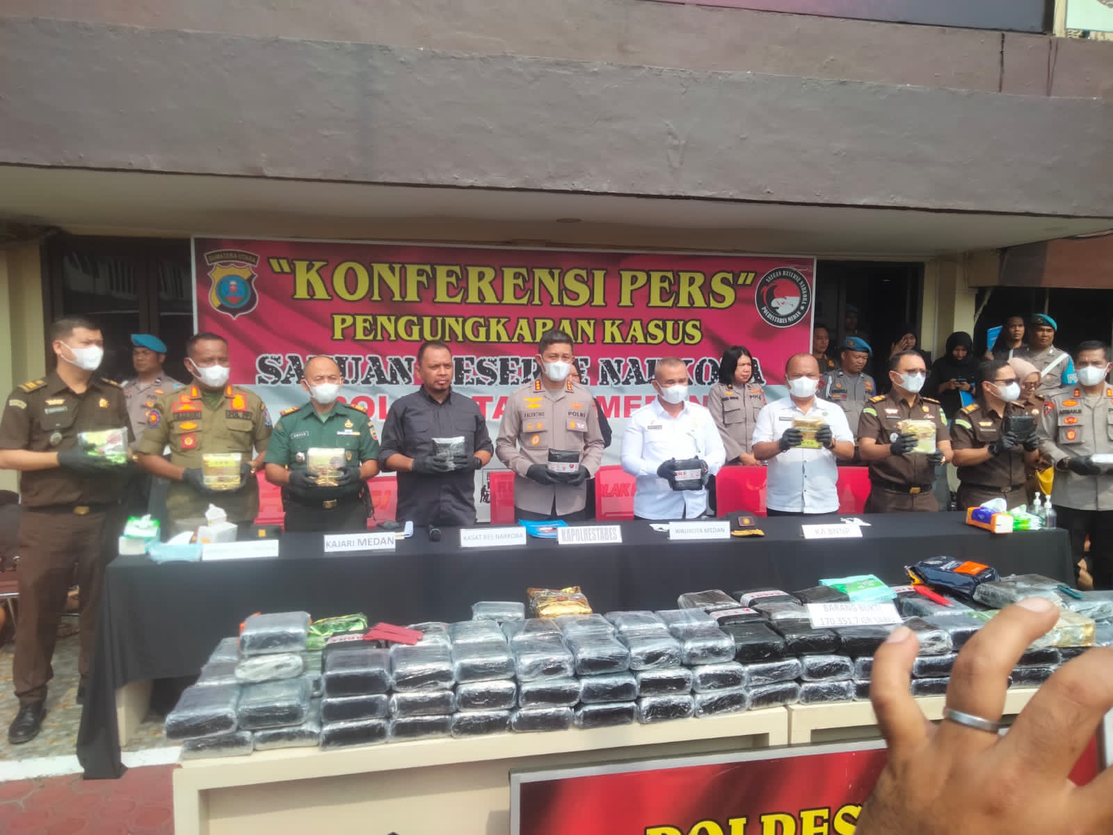 Pengungkapan peredaran sabu di Medan