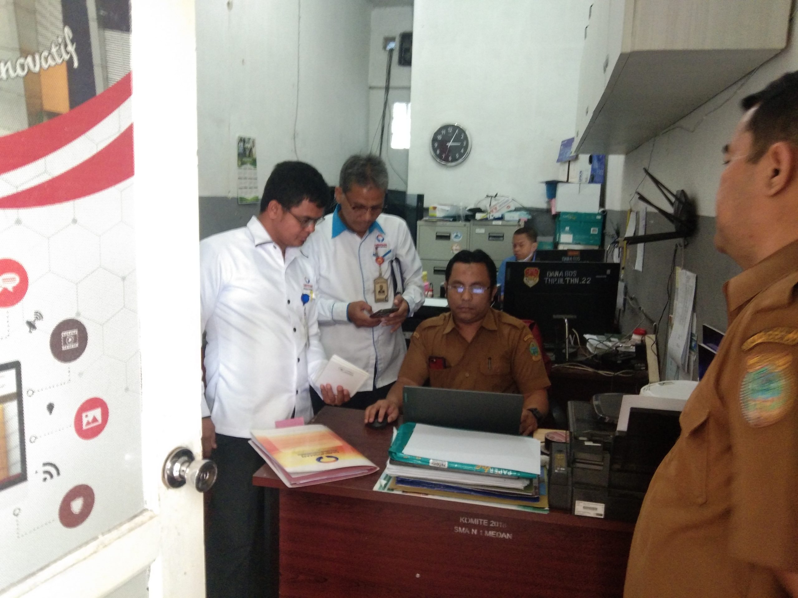 Sidak SMAN 1 Medan