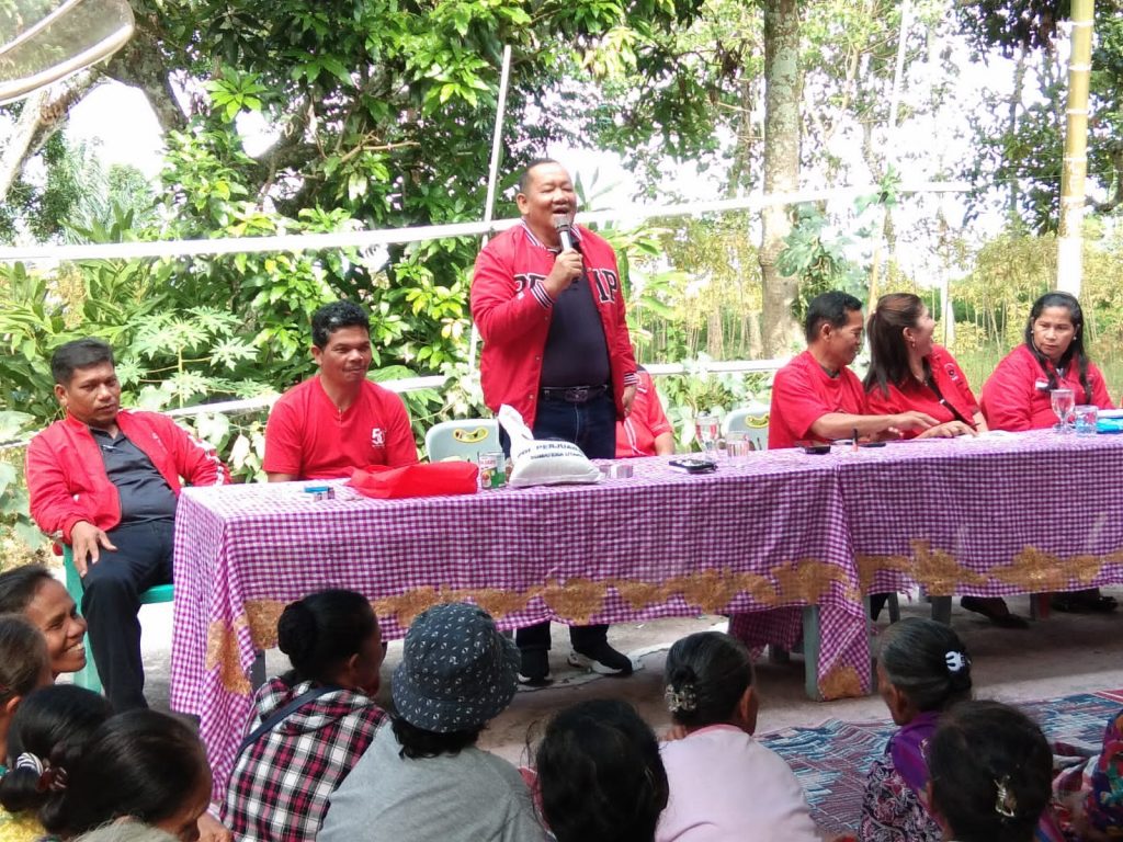 Ogah Hanya Terima Laporan, Rapidin Simbolon Cek Langsung Mesin Partai di Akar Rumput