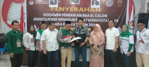 PKB Kota Medan Serahkan Perbaikan Dokumen Bacaleg ke KPU