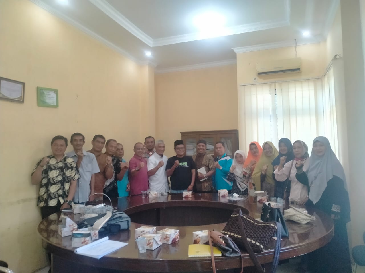 MPD ICMI Kota Binjai, rapat persiapan pelantikan,