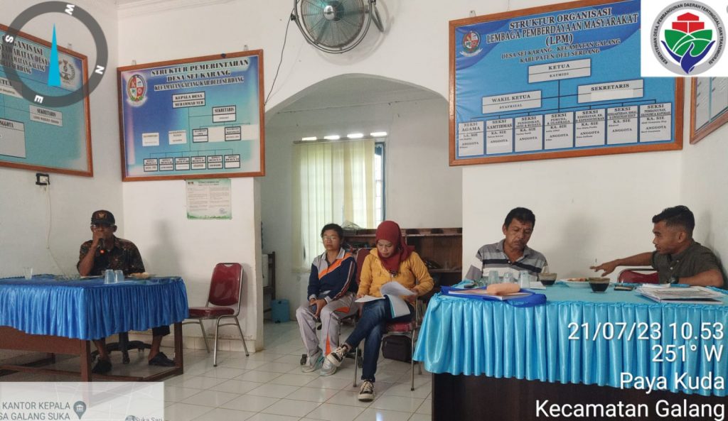 BUMDES Sekar Sari Sampaikan LPJ Tahun 2022 pada Musyawarah Desa Sei Karang
