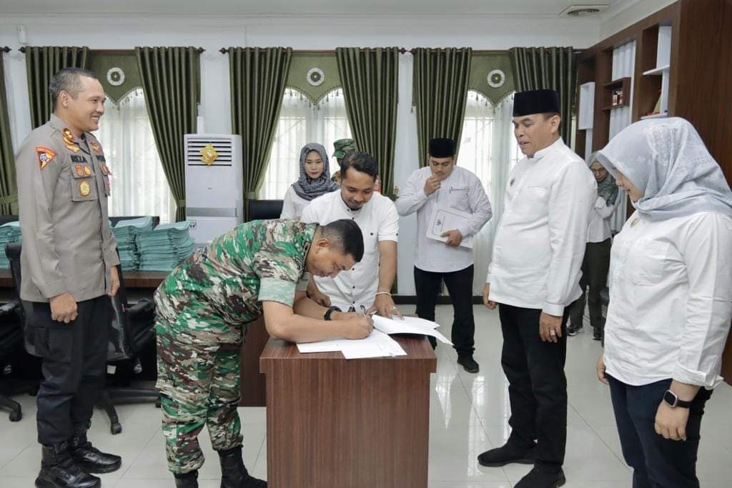 Pemkab Madina Hibahkan Dana Pengamanan Pilkades Tahun 2023