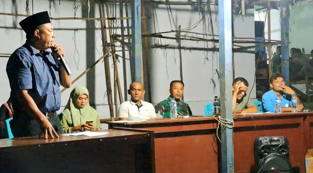 PPKD Pasar Baru Malintang Madina Gelar Penyampaian Visi dan Misi Cakades