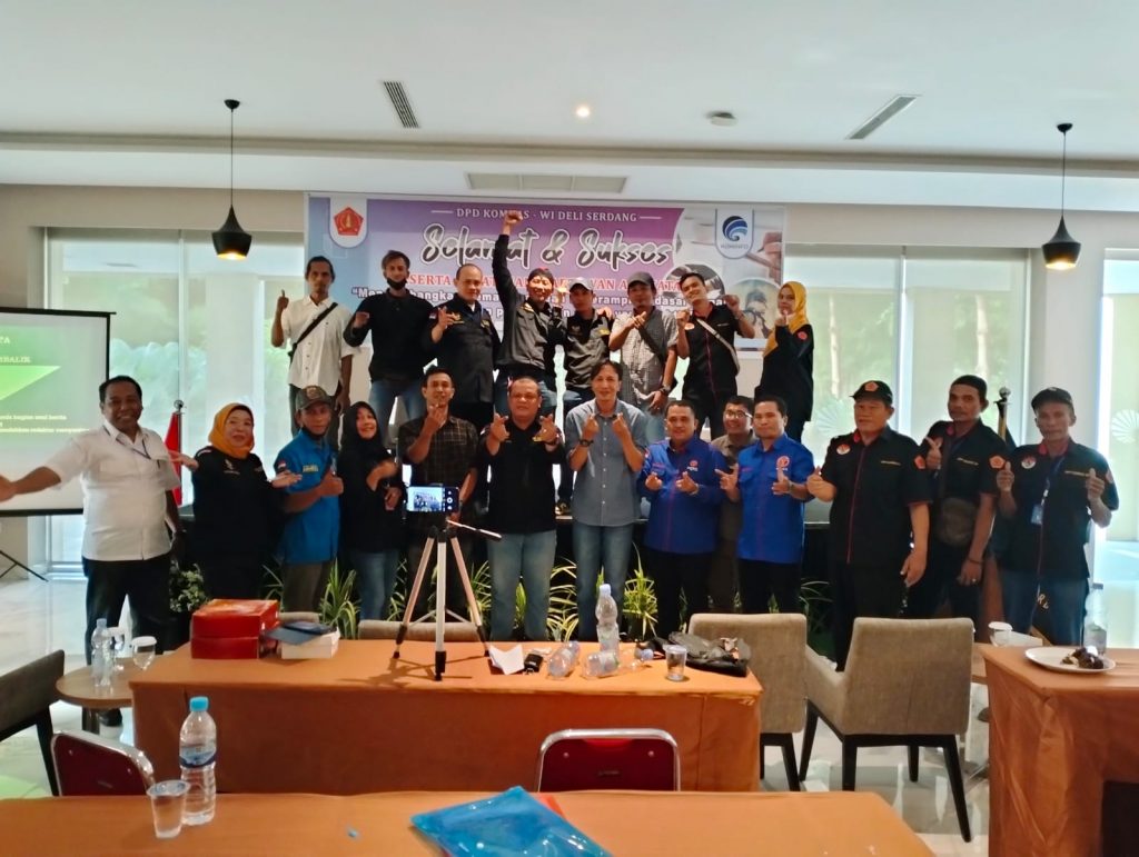 Tingkatkan Literasi Media, DPD Komnas WI Deliserdang Gelar Pelatihan Jurnalistik