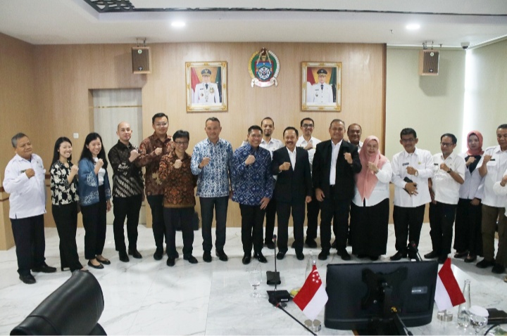 Sekda Terima Kunjungan Menteri Singapura