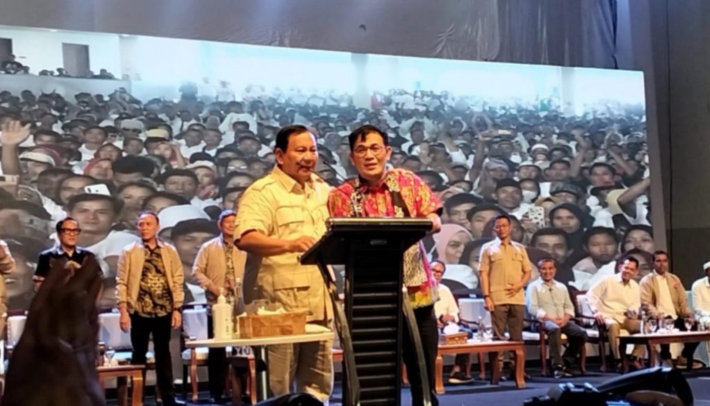 Sepanggung dengan Prabowo, Budiman Sudjatmiko Deklarasikan Prabowo-Budiman (Prabu) Usung Persatuan Nasional