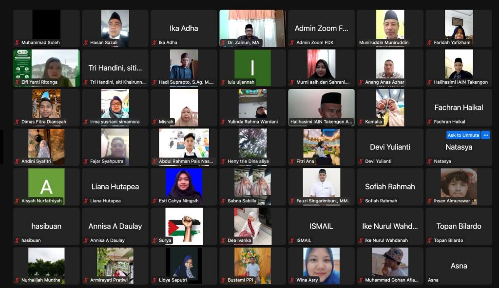 FDK UINSU Gelar Webinar Dakwah Pembangunan, Hadirkan Dirjen Kominfo RI