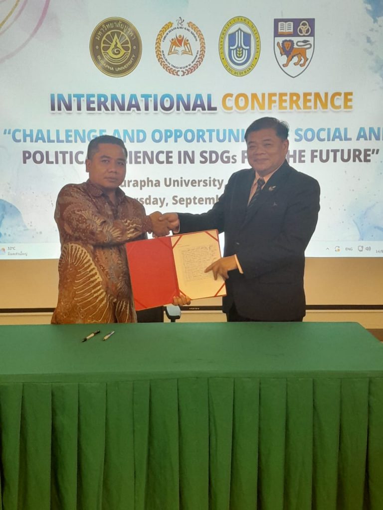 Kejar Akreditasi Unggul, FDK UINSU MoA dengan Burapha University – Thailand 