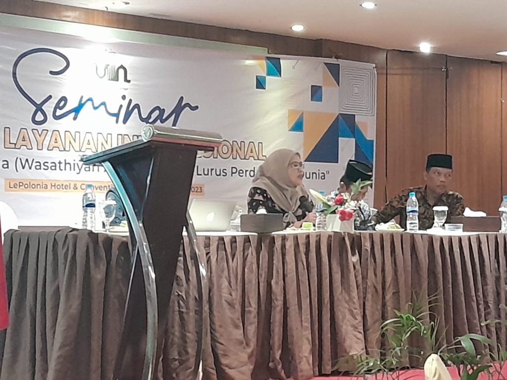 Seminar Moderasi Beragama, Rektor UINSU Berharap Lahir Agen Moderasi Beragama