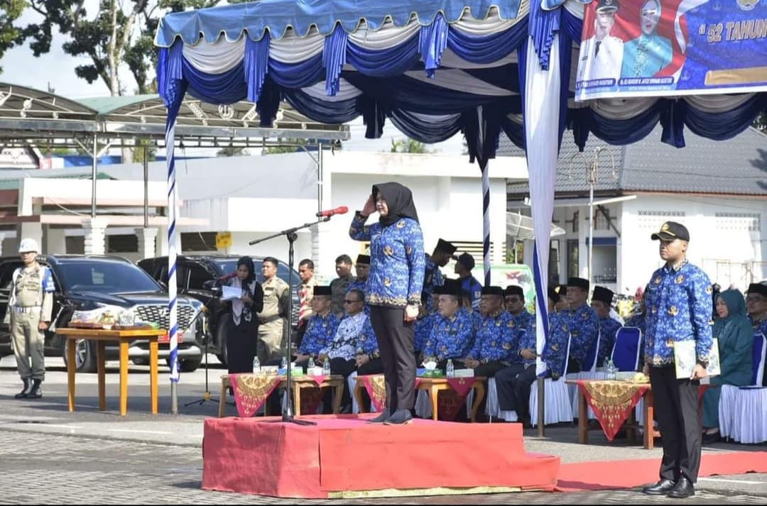 Peringatan HUT Korpri di Madina